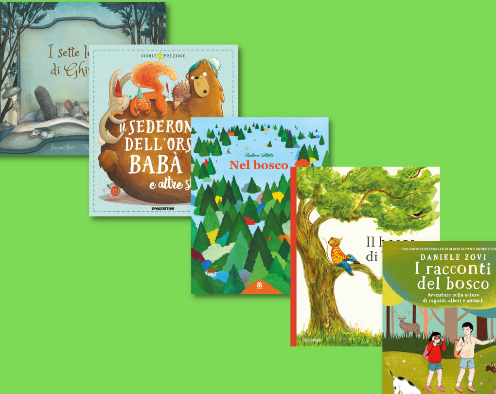 libri per bambini sul bosco